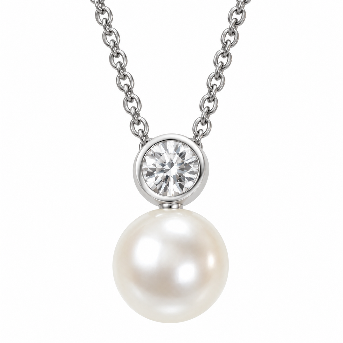 Collana Perla Elegante — dettaglio ravvicinato