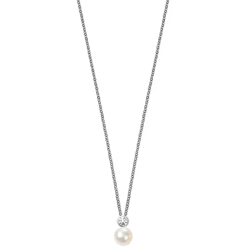 Collana Perla Elegante su sfondo neutro